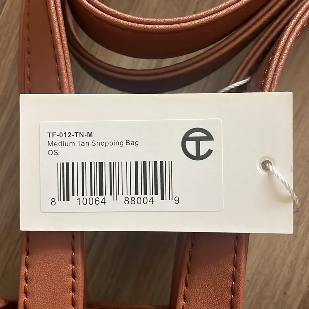 Telfar medium size shopping bag in tan! NWT - Picture 5 of 7